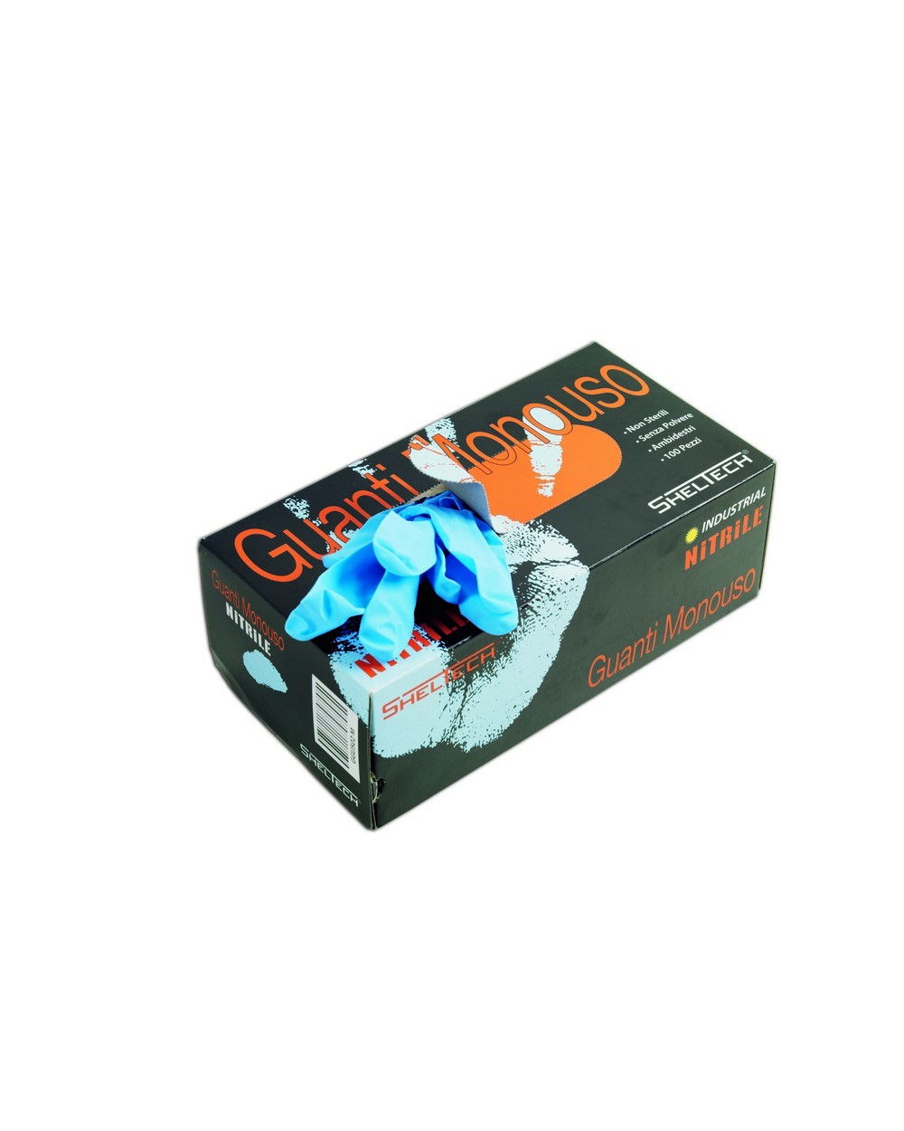 Guanto nitrile monouso
